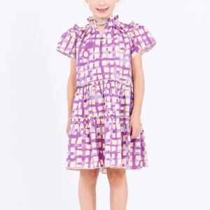 HUNTER BELL MERRITT DRESS KIDS purple size 8